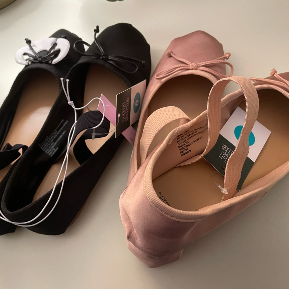 NWT Wild Fable Tisha Ballet Flats Size 8 in Blush.